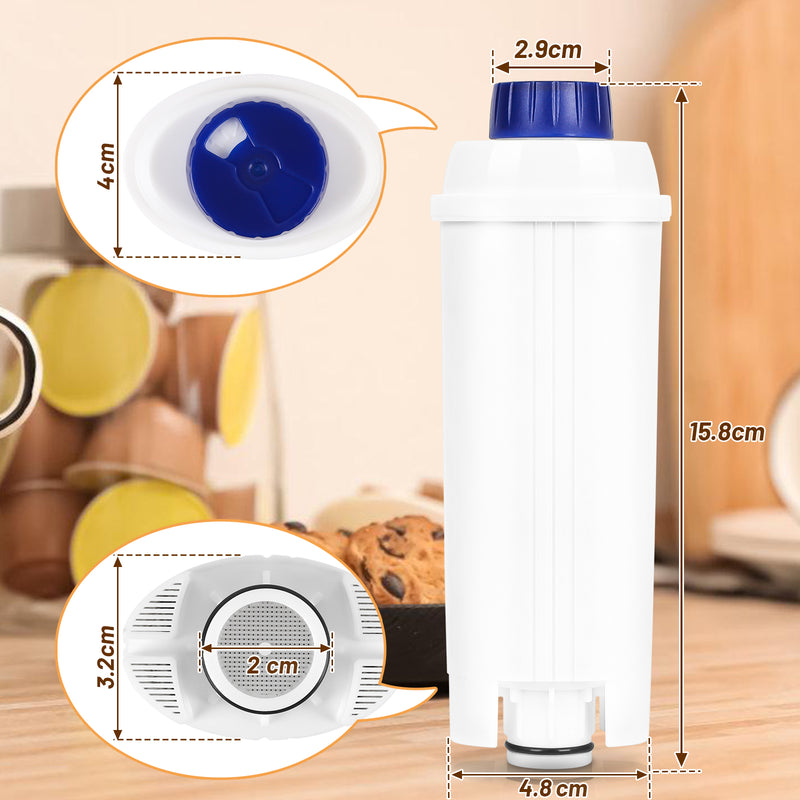 Sonnewelt Wasserfilter für Delonghi kompatibel für DLSC002 ECAM ETAM