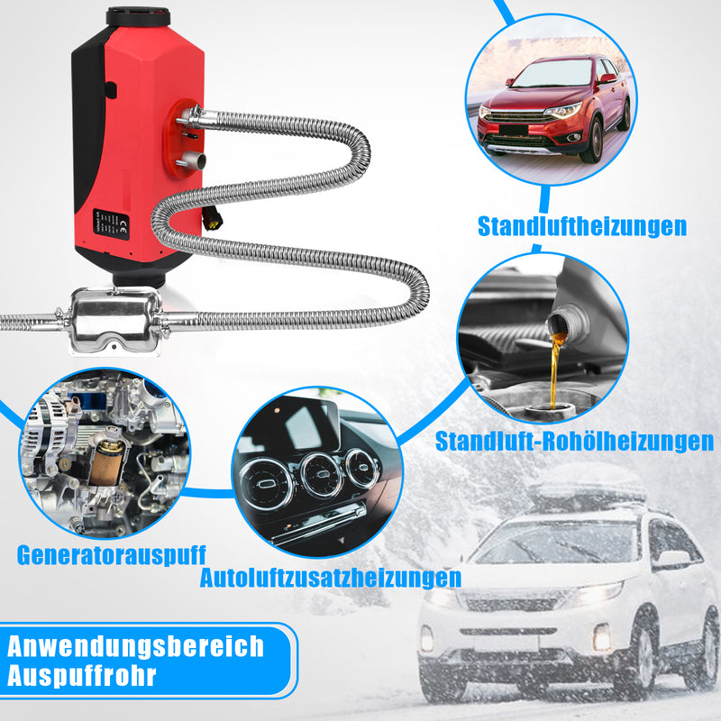 Sonnewelt Abgasschlauch Auto Edelstahl Schalldämpfer