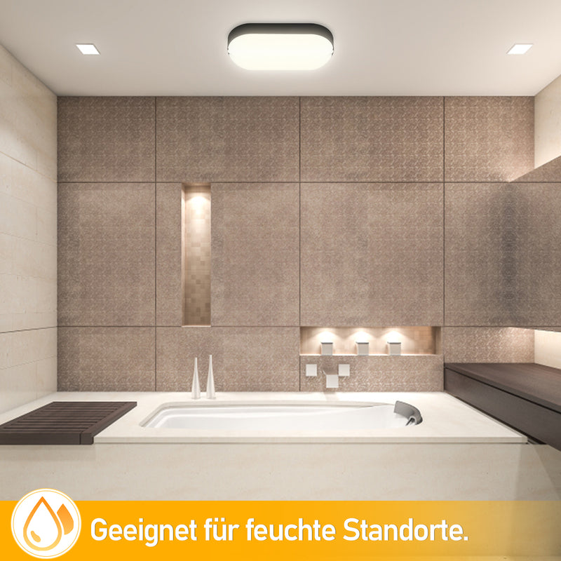 Sonnewelt 15W LED Feuchtraumleuchte IP54