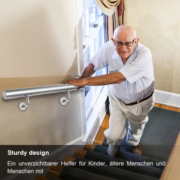 Sonnewelt Handlauf Edelstahl Wandhandlauf