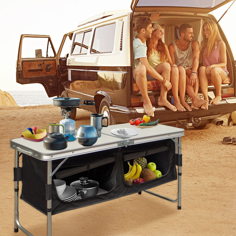 Sonnewelt Campingküche Faltbar 2 Fächer