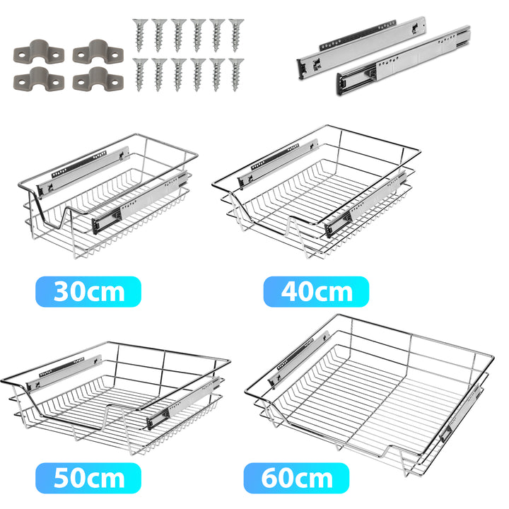 Sonnewelt kitchen drawer telescopic drawer metal 2 pieces