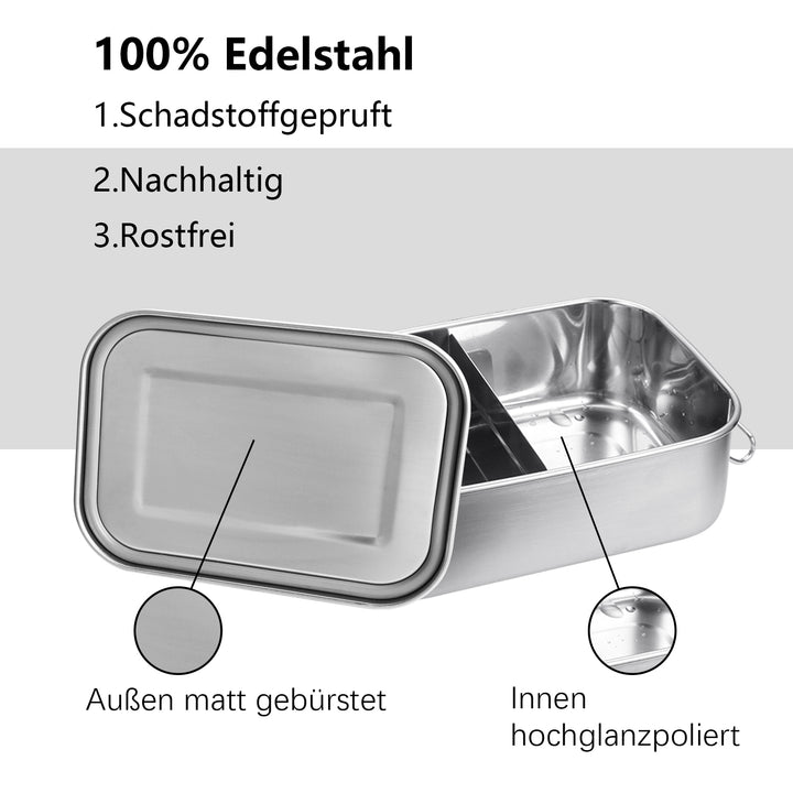 Sonnewelt lunch box free BPA lunch box stainless steel 800/1200/1400ml