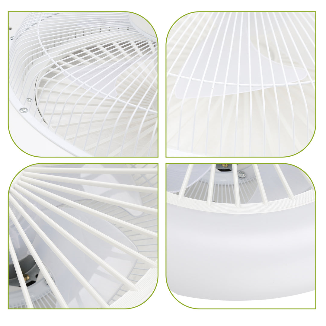 Sonnewelt Deckenventilator mit Beleuchtung 80W
