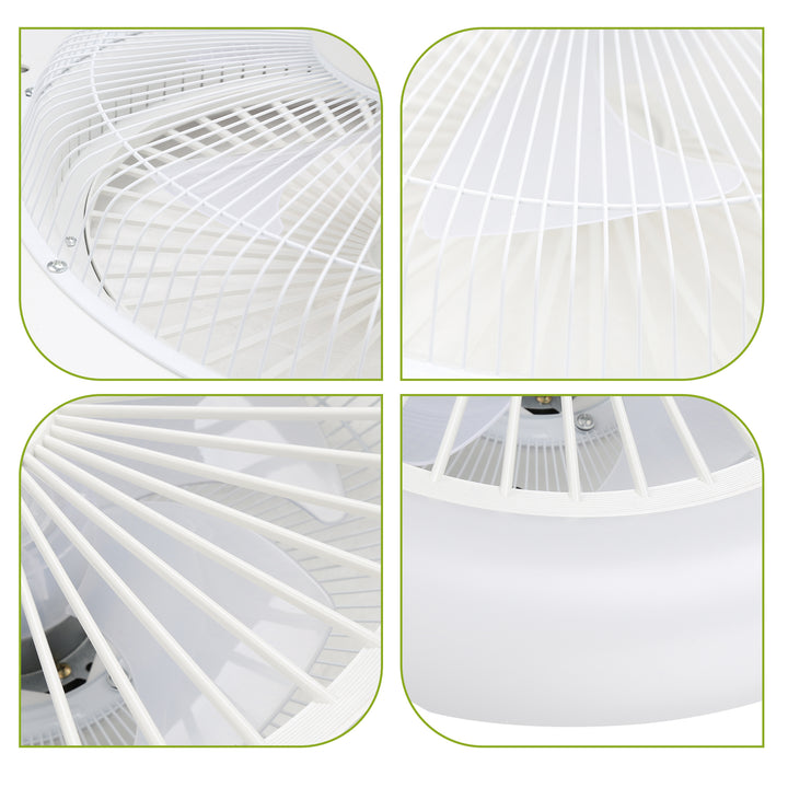 Sonnewelt Deckenventilator mit Beleuchtung 80W