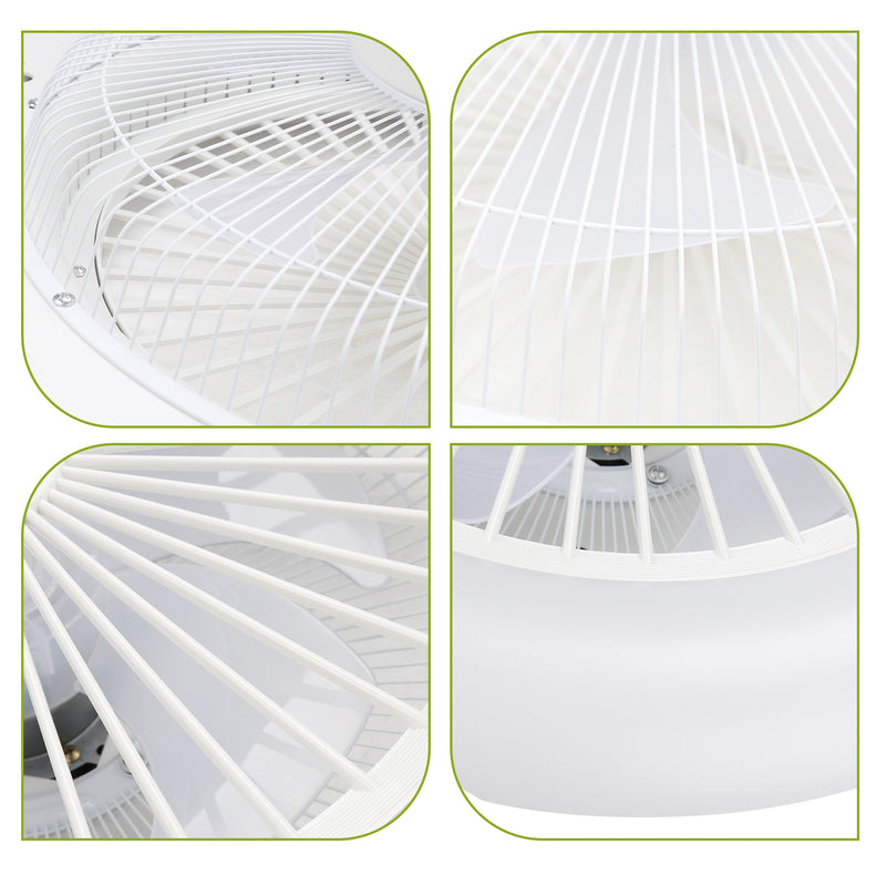 Sonnewelt Deckenventilator mit Beleuchtung 80W