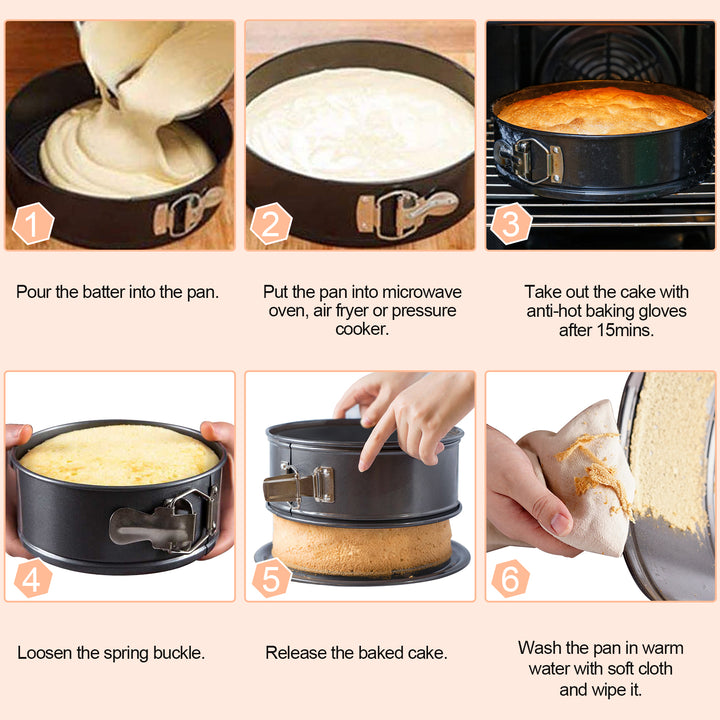 Sonnewelt Backformen Kuchenform Rund Set