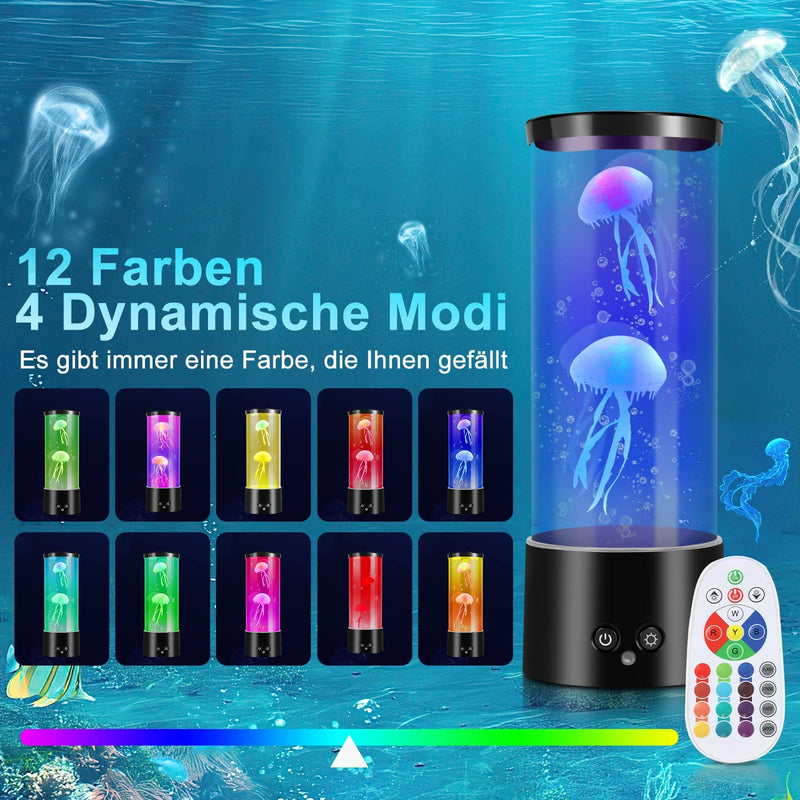Sonnewelt Quallenlampe Jellyfish Lamp RGB  mit Fernbedienung