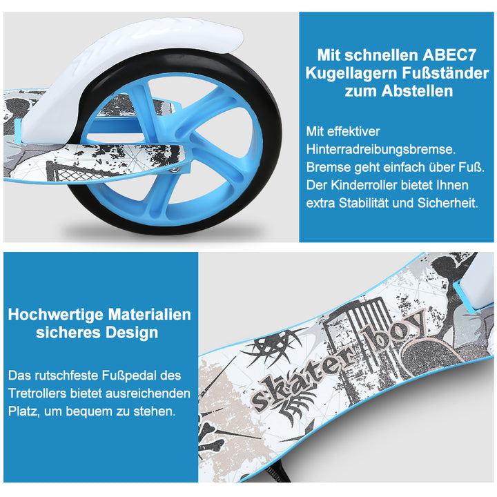 Sonnewelt Aluminium Kinder Scooter Für Kinder ab 5 Jahren