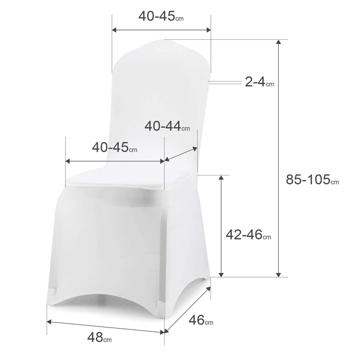 Sonnewelt universal chair covers elastic white