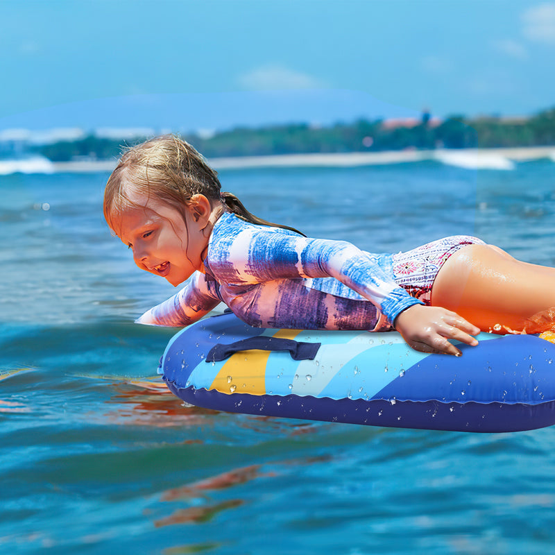 Sonnewelt Kinder Aufblasbares Surfbretter tragbares Kickboard