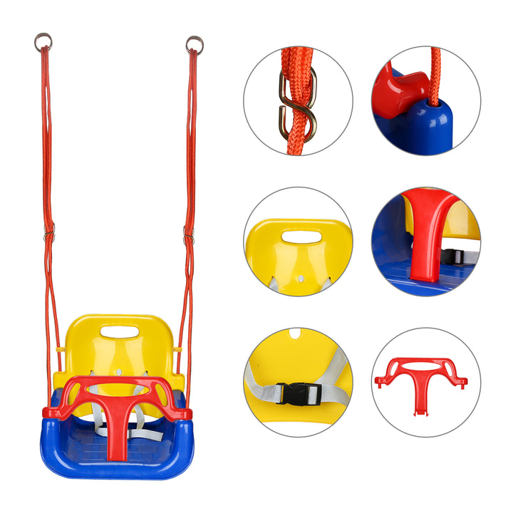 Sonnewelt Kinderschaukel Babyschaukel 3 in 1