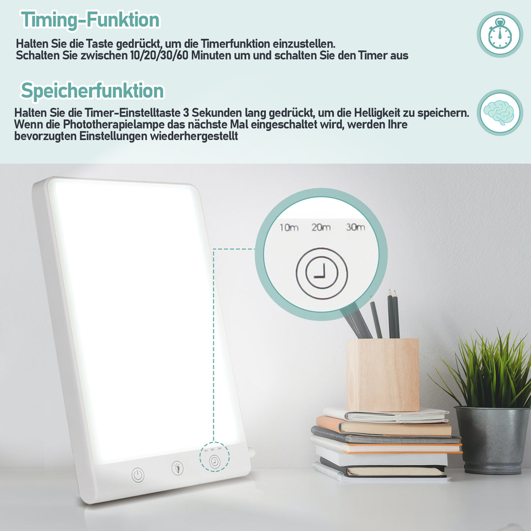 Sonnewelt SAD Tageslichtlampe 11000 LUX Lichttherapie lampe