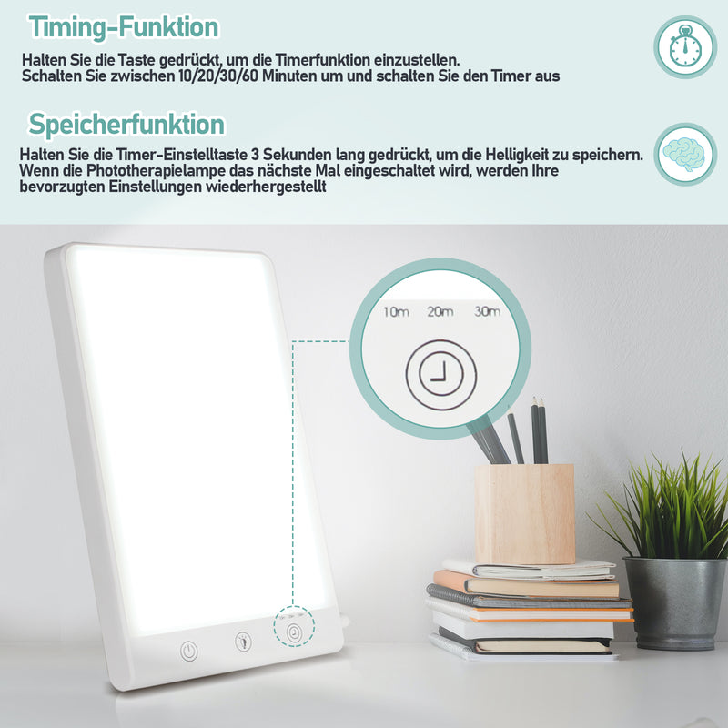 Sonnewelt SAD Tageslichtlampe 11000 LUX Lichttherapie lampe