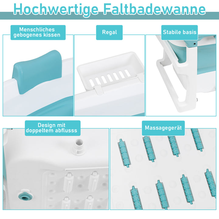 Sonnewelt Foldable Bathtub with Cover