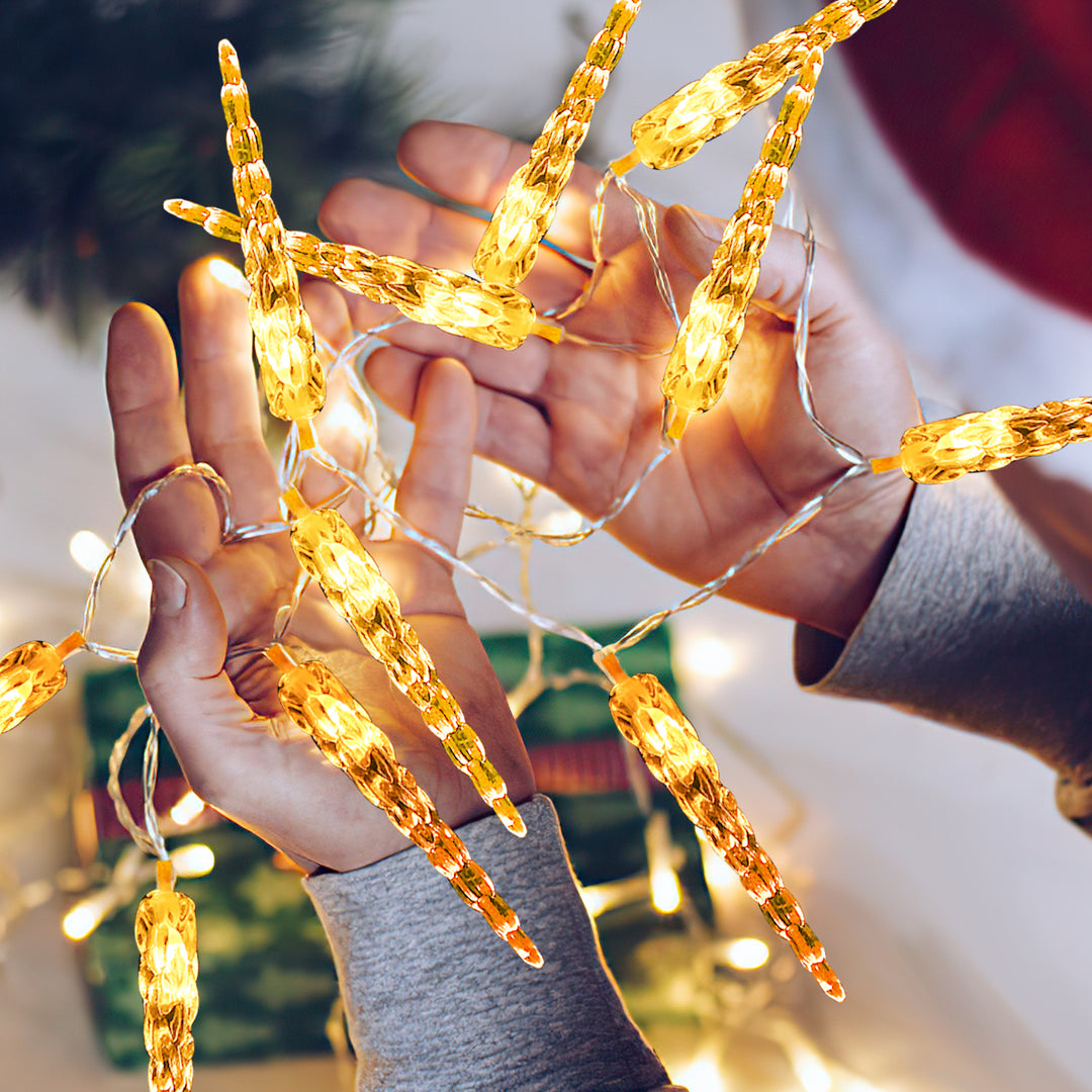 Sonnewelt LED icicle light chain 40 LEDs