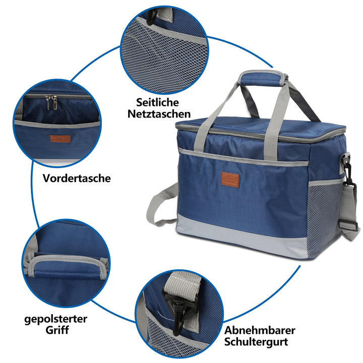 Sonnewelt Kühltasche Faltbar mit Kühlakku