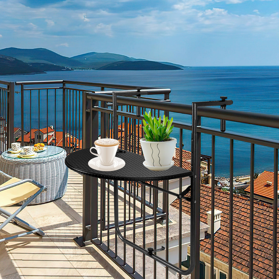 Sonnewelt Balkonhängetisch klappbar Balkontisch