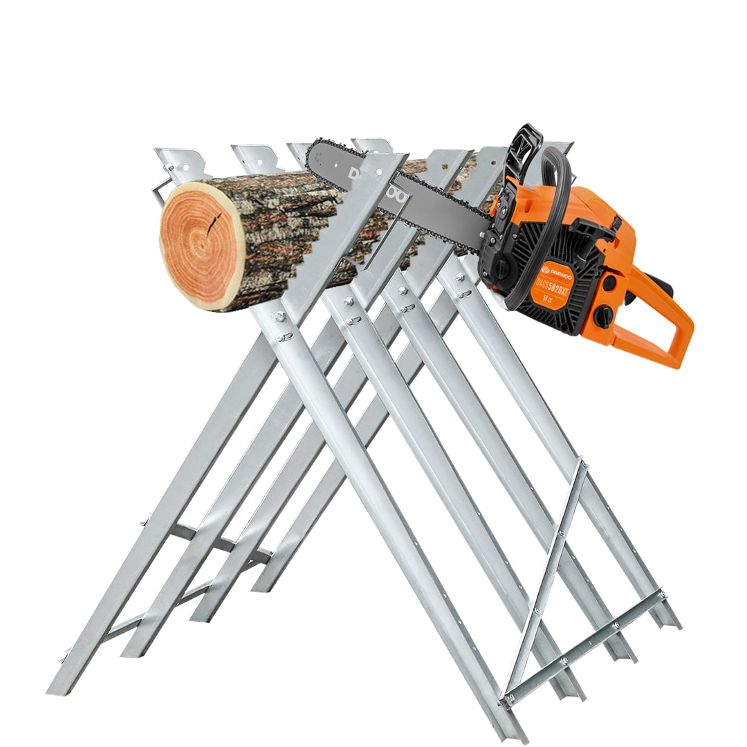 Sonnewelt sawhorse metal, galvanized. Max. load 150 kg