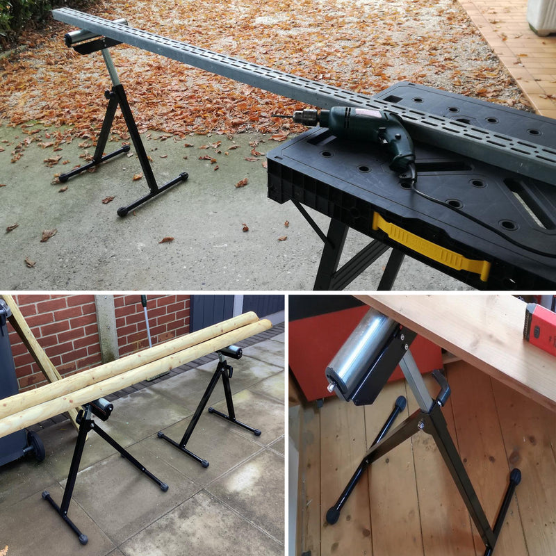Sonnewelt Rollenbock 68-108CM Höhenverstellbar klappbar