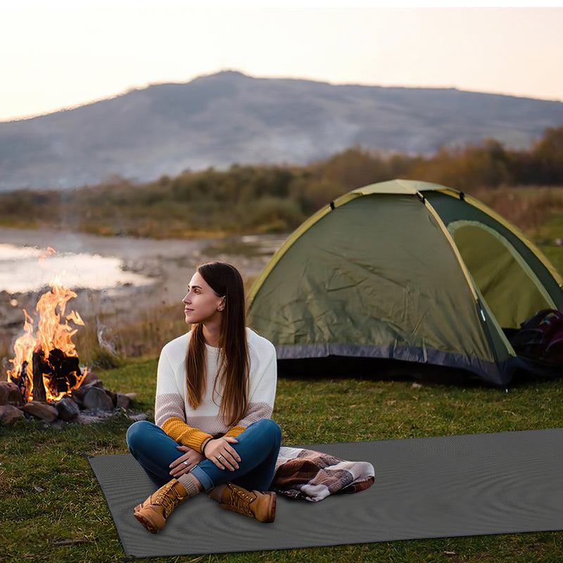 Sonnewelt Zeltplane Campingzelt mit 4 Heringe und Tragetasche