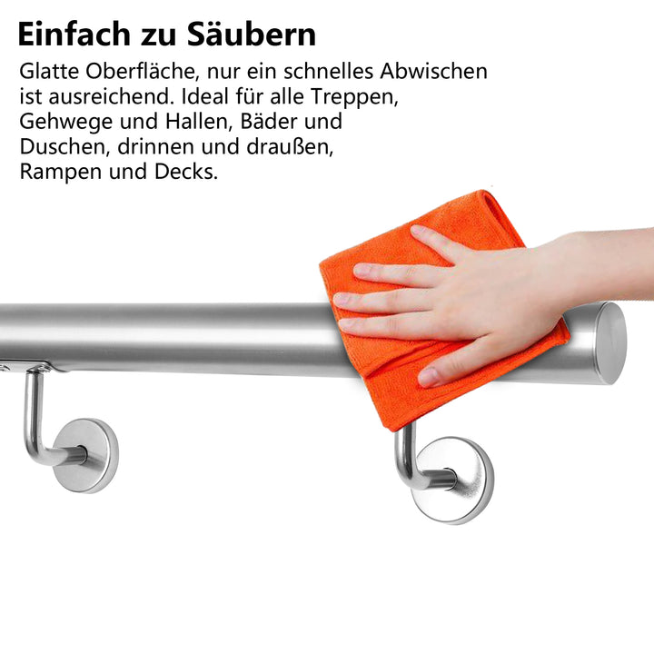 Sonnewelt Handlauf Edelstahl Wandhandlauf