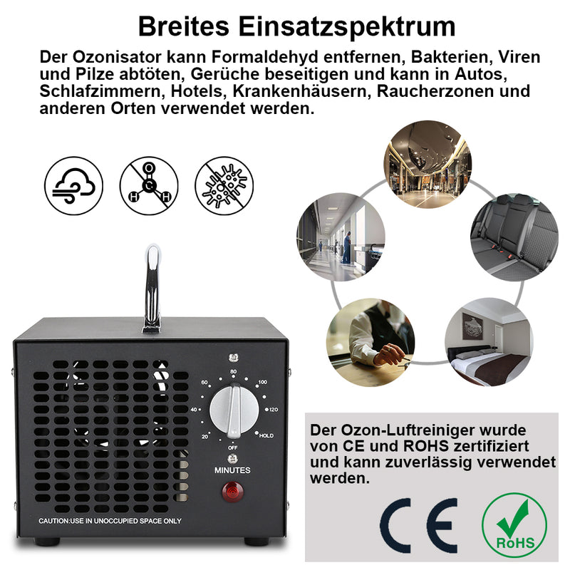 Sonnewelt Ozongenerator Ozon Luftreiniger 5.000mg/h 10.000mg/h