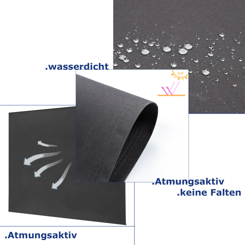 Sonnewelt Senkrechtmarkise AußenRollo 140x250 cm