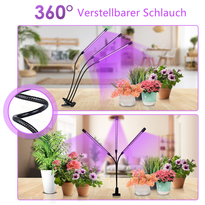 Sonnewelt LED Pflanzenlampe Vollspektrum 30W/40W
