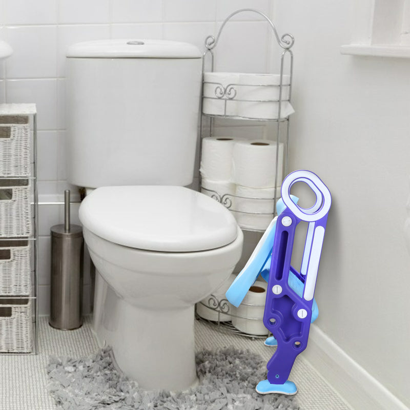 Sonnewelt Toilettentrainer mit Treppe Kinder Lerntöpfchen