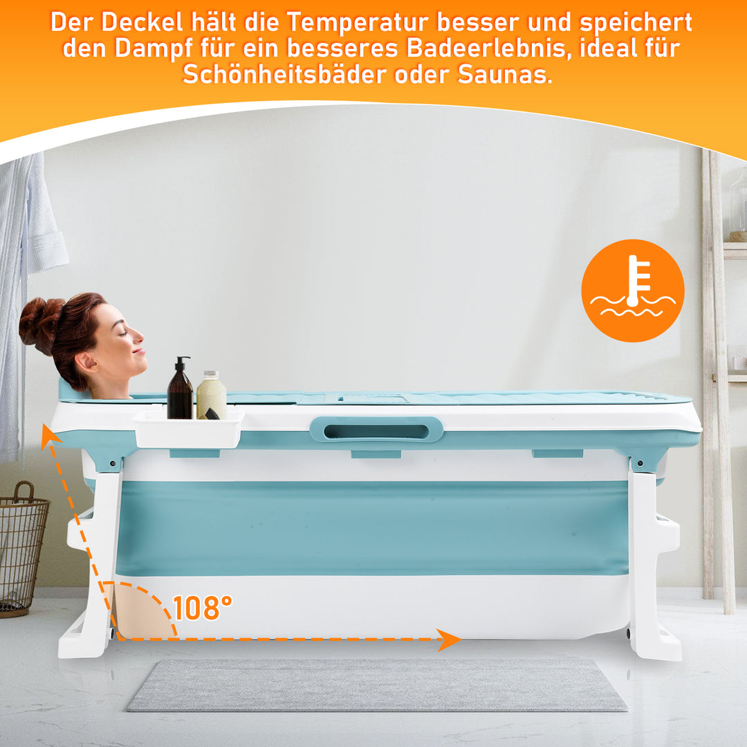 Sonnewelt Foldable Bathtub with Cover