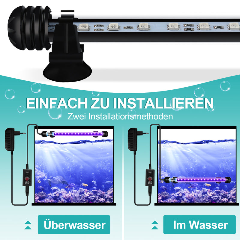 Sonnewelt LED Aquarium Beleuchtung RGB Wasserdicht