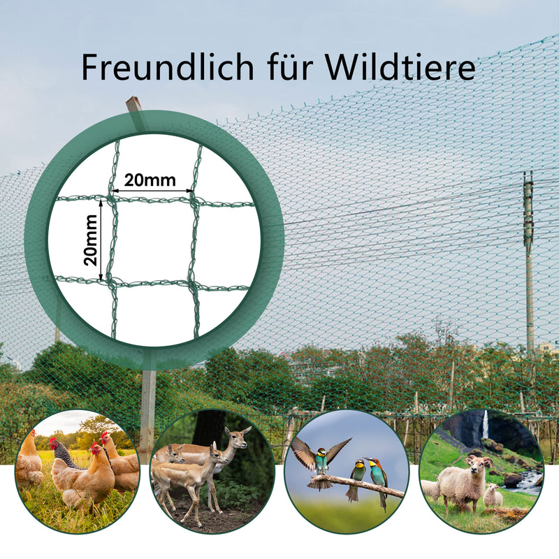Sonnewelt Teichnetz Vogel Reihernetz