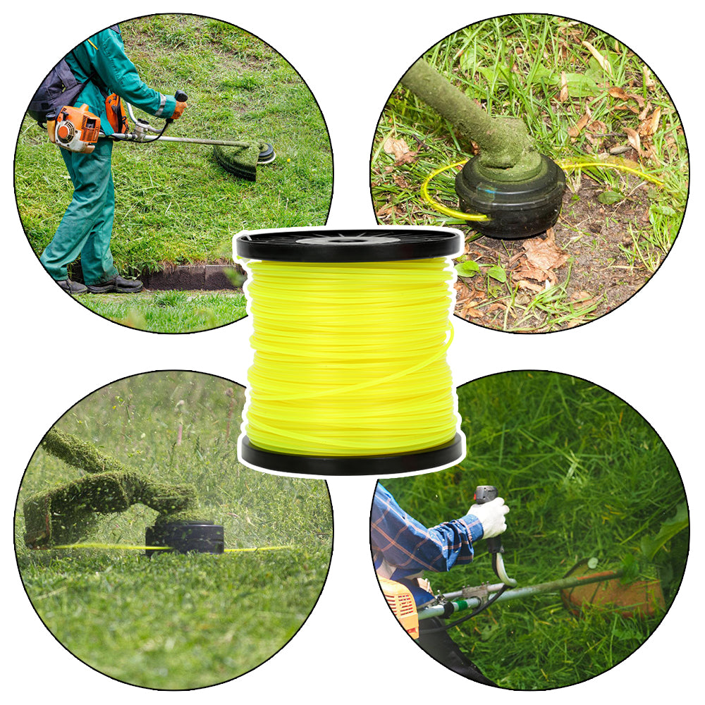 Sonnewelt Trimmerfaden Mähschnur Nylonfaden 100m