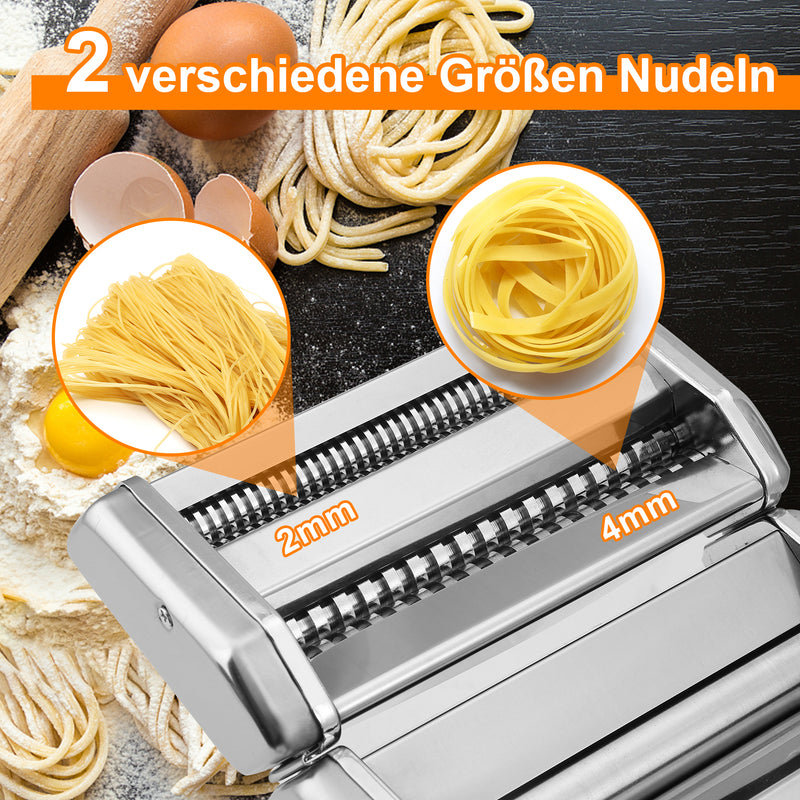 Sonnewelt Nudelmaschine Maker 3 in 1 Pastamaschine