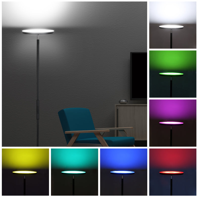 Sonnewelt Stehlampe LED Dimmbar RGB 24W