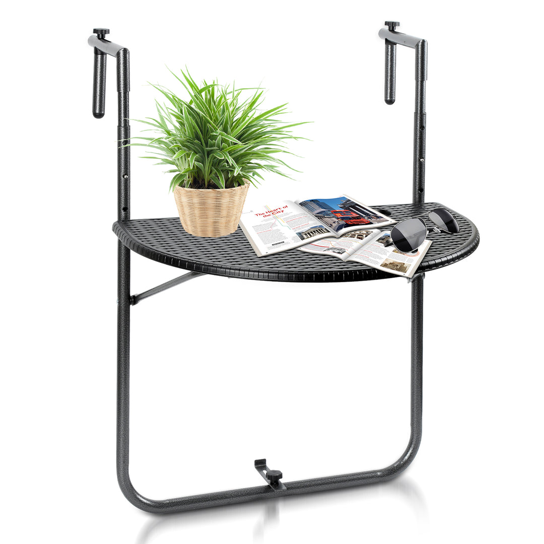 Sonnewelt Balkonhängetisch klappbar Balkontisch