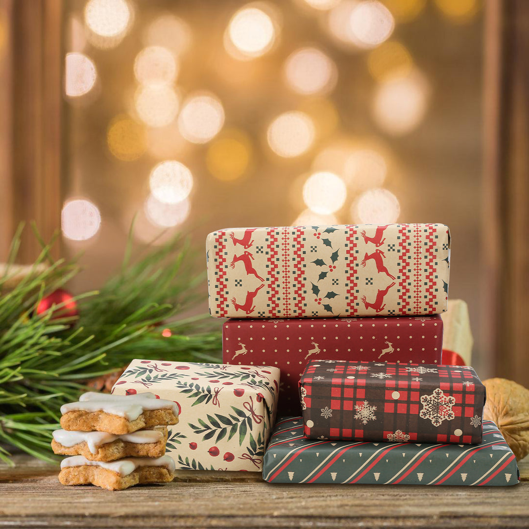 Sonnewelt Geschenkpapier Weihnachtspapier 70 * 50 cm