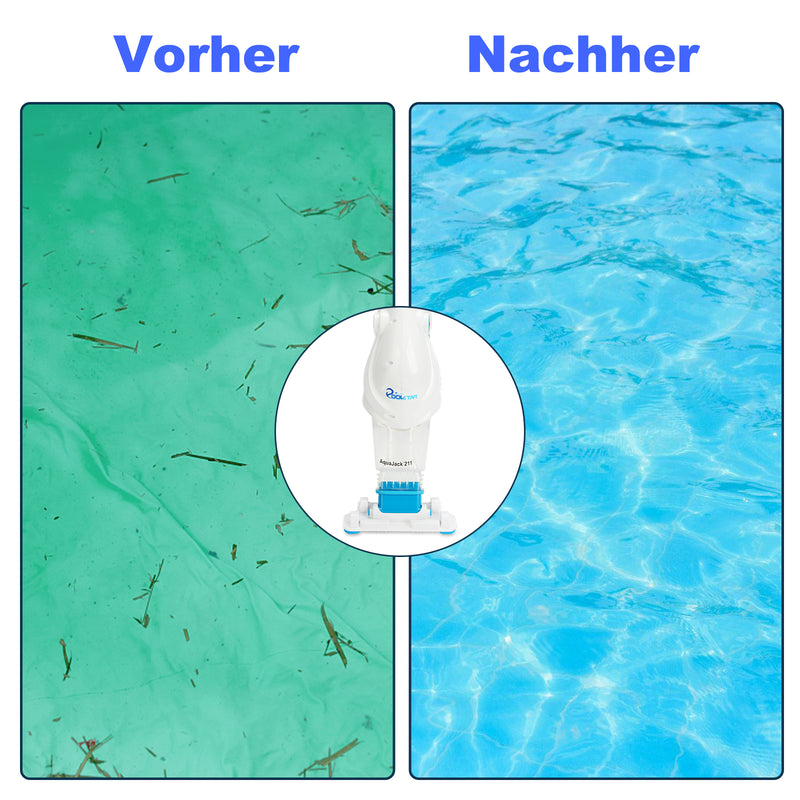 Sonnewelt Poolsauger Bodensauger für Schwimmbad