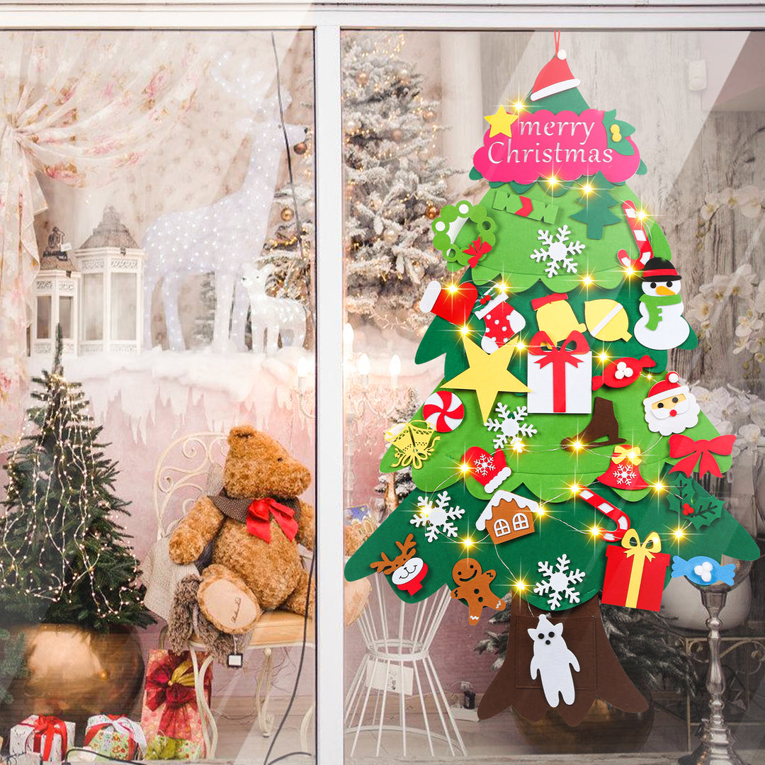 Sonnewelt Filz LED Weihnachtsbaum 105cm DIY