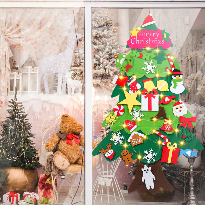 Sonnewelt Filz LED Weihnachtsbaum 105cm DIY
