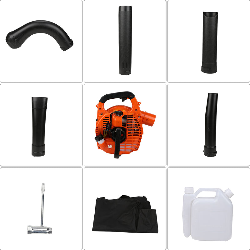 Sonnewelt Benzin Laubsauger 3 in 1 Laubgebläse 50L