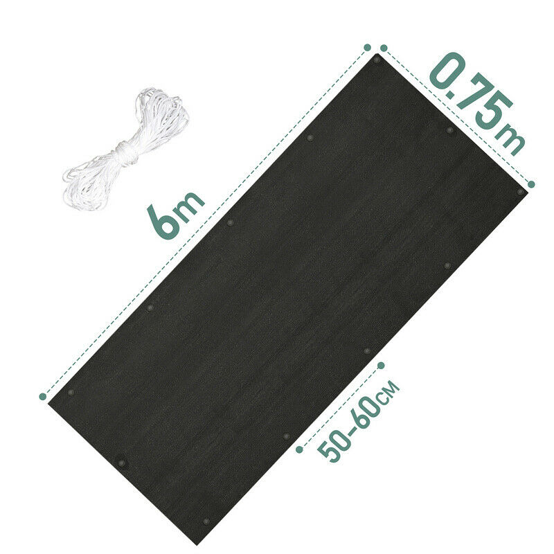 Sonnewelt Balkonsichtschutz HDPE  UV-Schutz
