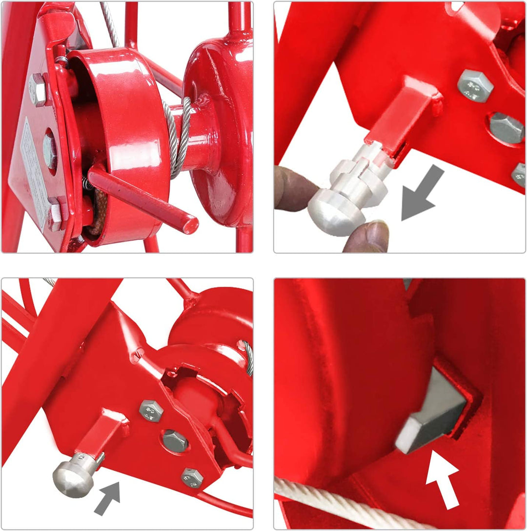 Sonnewelt Plattenheber 68 kg Traglast klappbar Höhenverstellbar 140cm -350cm