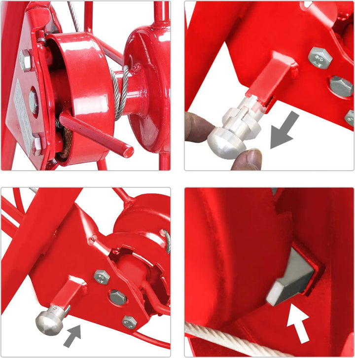 Sonnewelt Plattenheber 68 kg Traglast klappbar Höhenverstellbar 140cm -350cm