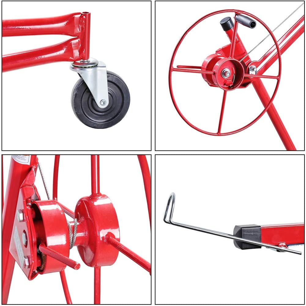 Sonnewelt Plattenheber 68 kg Traglast klappbar Höhenverstellbar 140cm -350cm