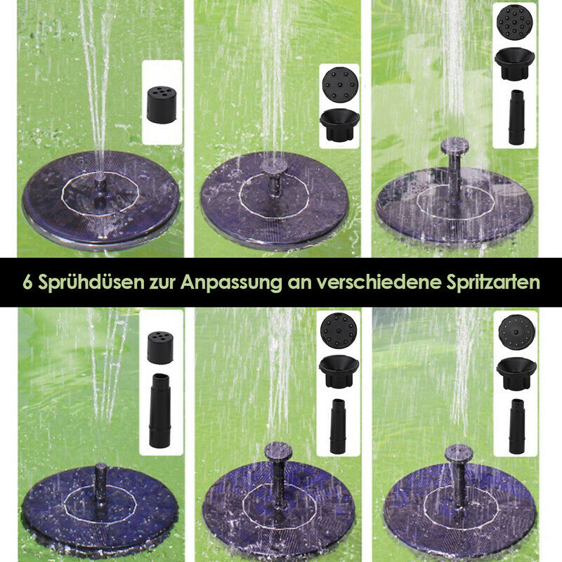 Sonnewelt SolarPumpe Solarbrunnen Teichpumpe