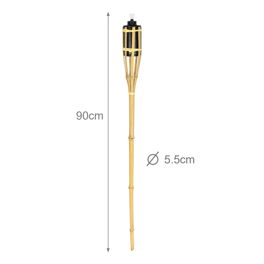Sonnewelt set of 10 garden torches with wick
