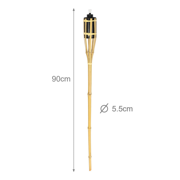 Sonnewelt set of 10 garden torches with wick