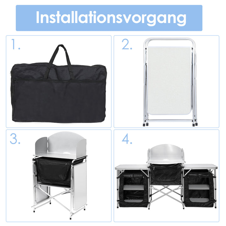 Sonnewelt Campingküche Alu 5 Fächer